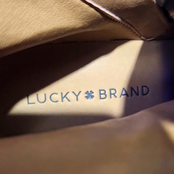 Lucky Brand Eleanor Black Suede Floral Embroidered Zip Up Bootie Size 8 EUC - Picture 5 of 11